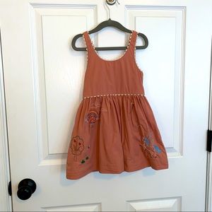 Precious Hanna A pinafore embroidered dress